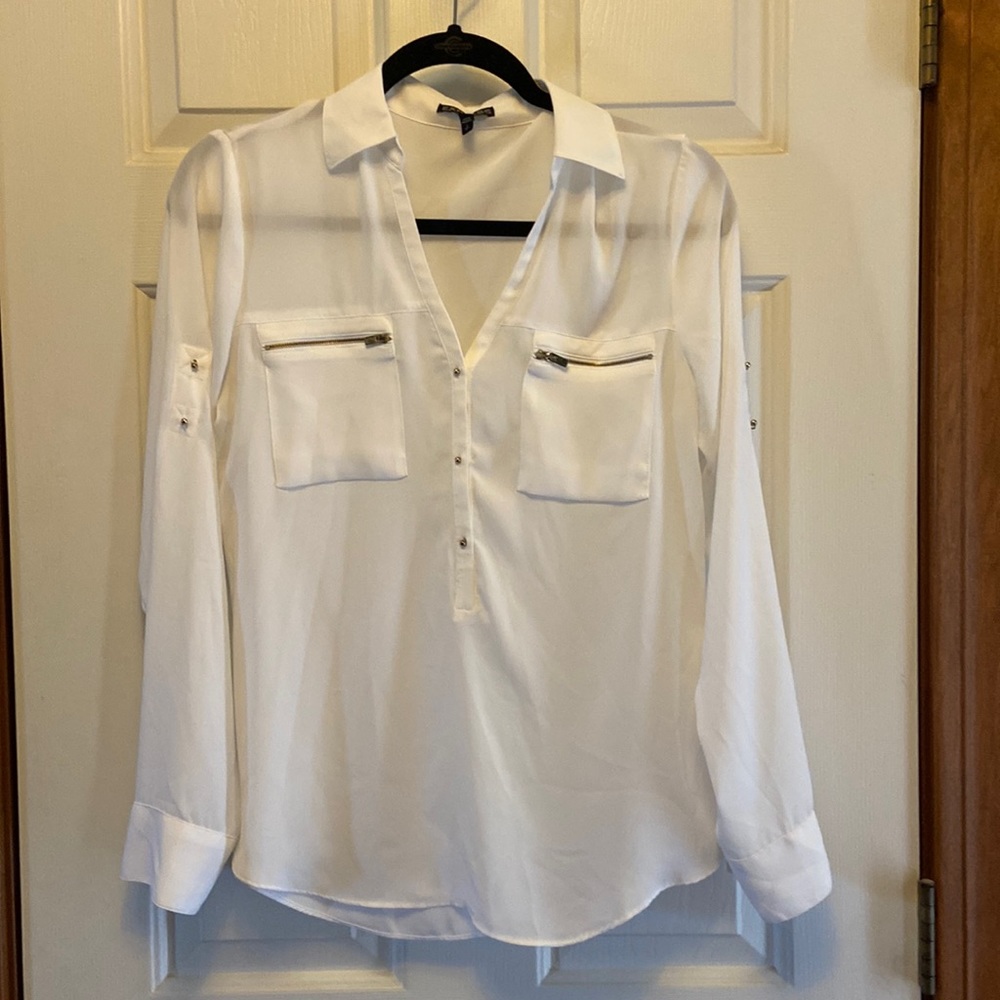 Express blouse with gold accents size small